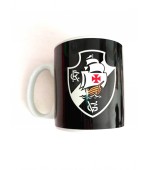 Caneca De Porcelana 320ml Do Vasco Oficial Licenciado